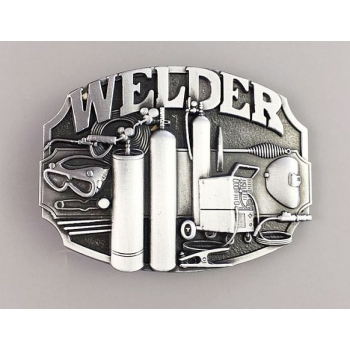 Spawacz welder klamra do paska stare srebro (id: 1935)